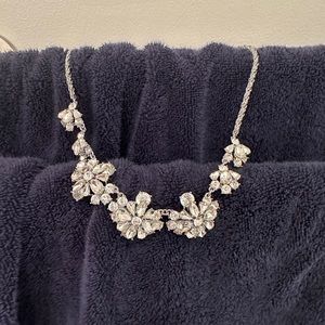Cubic zirconia flower necklace